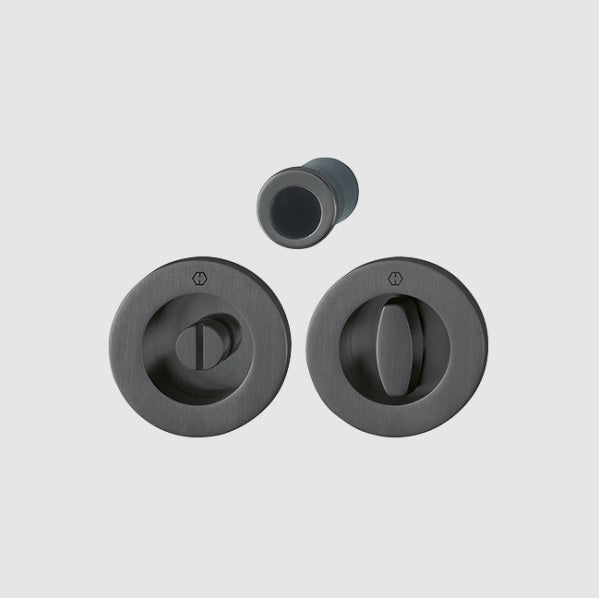Hoppe Pocket door set - Emergency release / turn M471 Satin Black