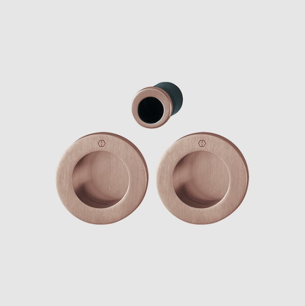 Hoppe Pocket door set M471 Copper