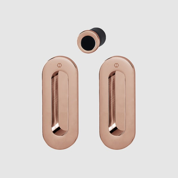 Hoppe Pocket door set M472 Copper / polished