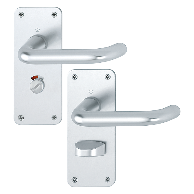 Hoppe 138S/306 (AR200S/25-UN) Unsprung Bathroom Levers – 57mm Centres