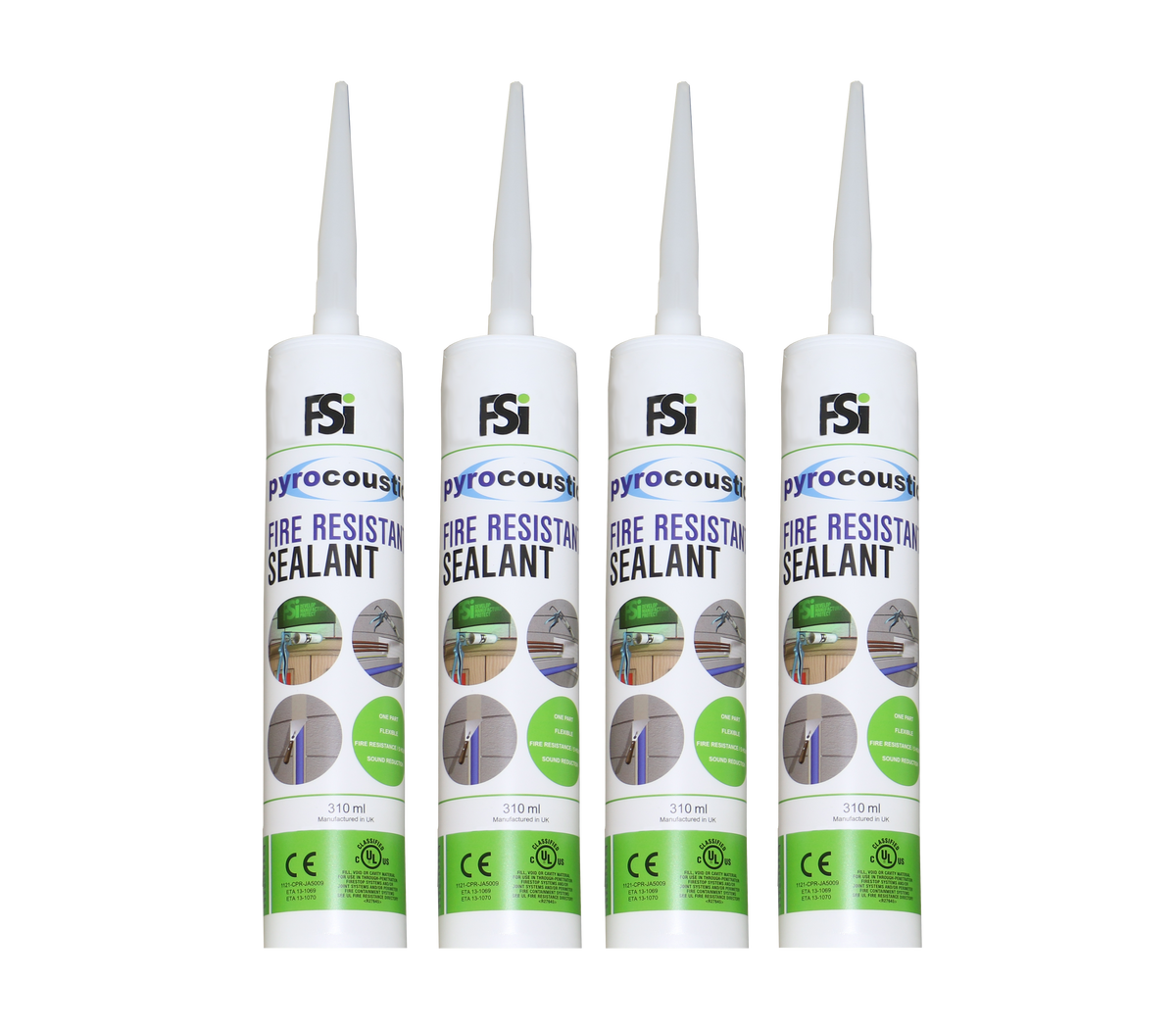 fsi pyrocoustic intumescent sealant 310ml