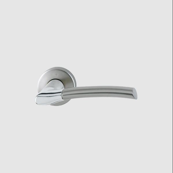 Hoppe 2706488 Bergen Series Sprung lever on round rose