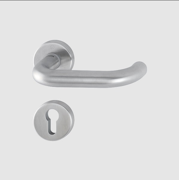 Hoppe E138Z/42K/42KS Secusan Paris lever on rose complete with Euro escutcheon