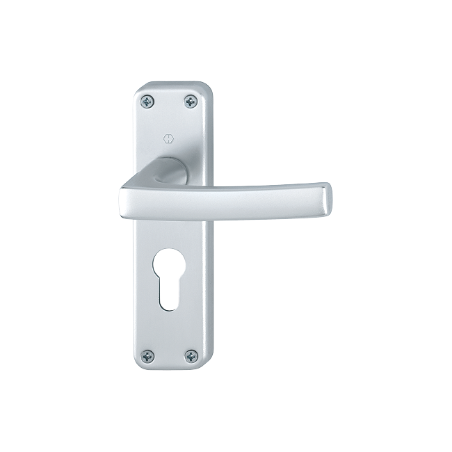 Hoppe 1107/267-PZ Dubayy Handle Sets Dubayy Euro Plate
