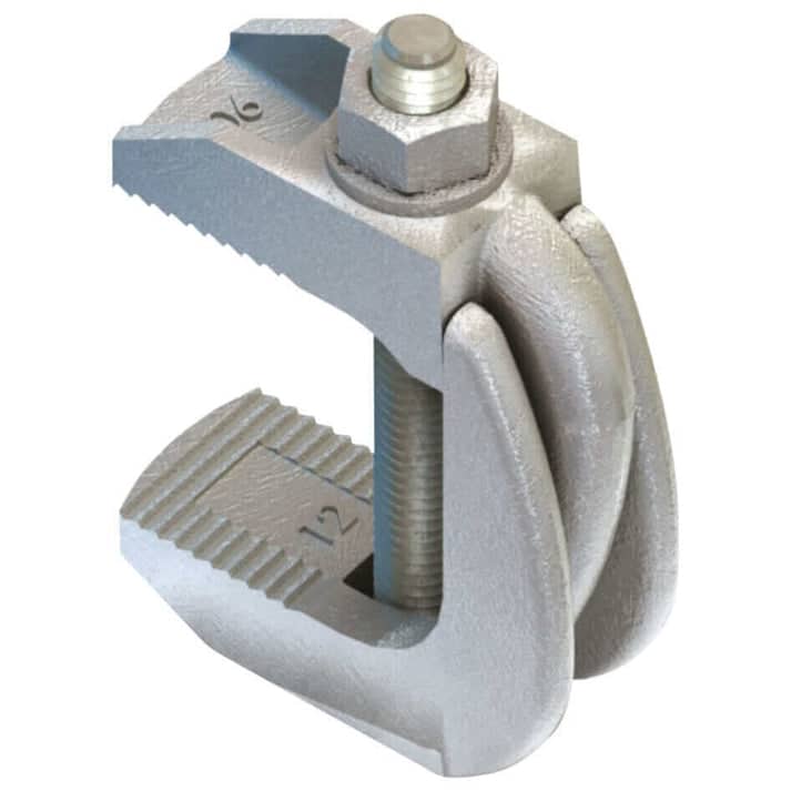 Lindapter F912NBHDG M12 F9 Nut Clamp Without Bolt Clamp Hot Dip Galvanised