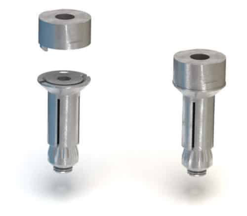Lindapter HBCSK16-2 M16 Size 2 CSK Hollo-Bolt JS-500 to Suit 29 to 50mm Fixing Thickness