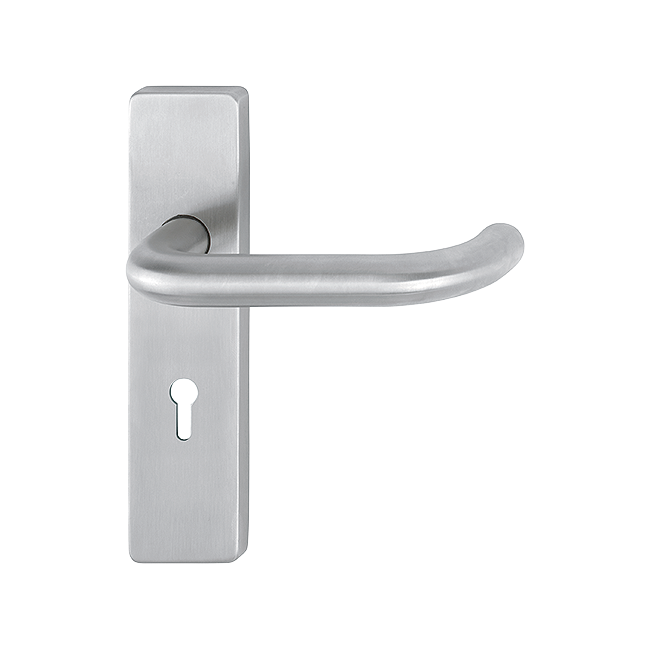 Hoppe E138F/202K-A4 (AR361/12) Handle Sets Lock 57mm Centers On Plate
