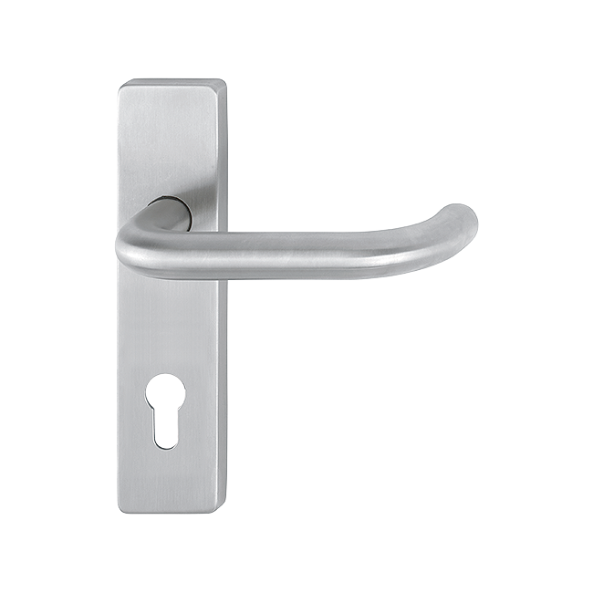 Hoppe E138F/202K-A4 (AR361/13-72) Handle Sets Euro 72mm Centers On Plate