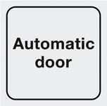 Hoppe Arrone AR/E-C6038 Door Sign Auto Door Sign Self Adhesive ( 2 x Per Leaf)