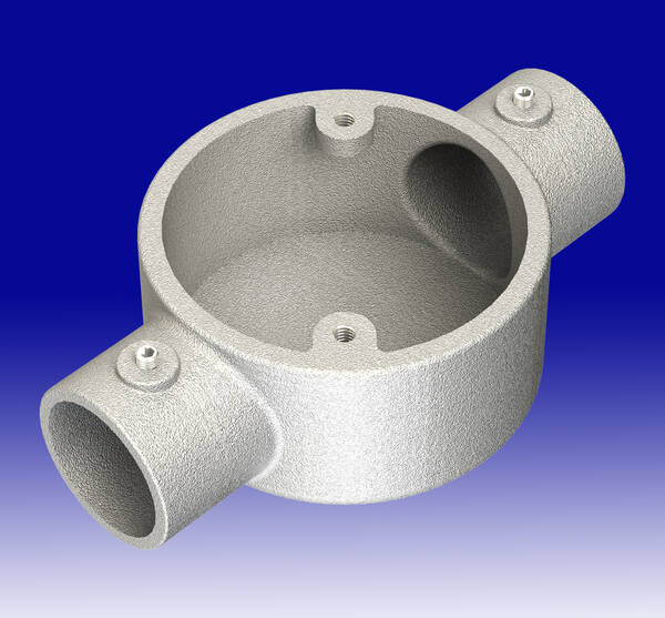 Conlok CL9G 25mm Galvanised Through Box