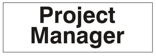 Rainbow DOR.12E Project Manager Sign