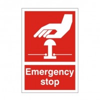 Rainbow FA 21F Emergency Stop First Aid Sign
