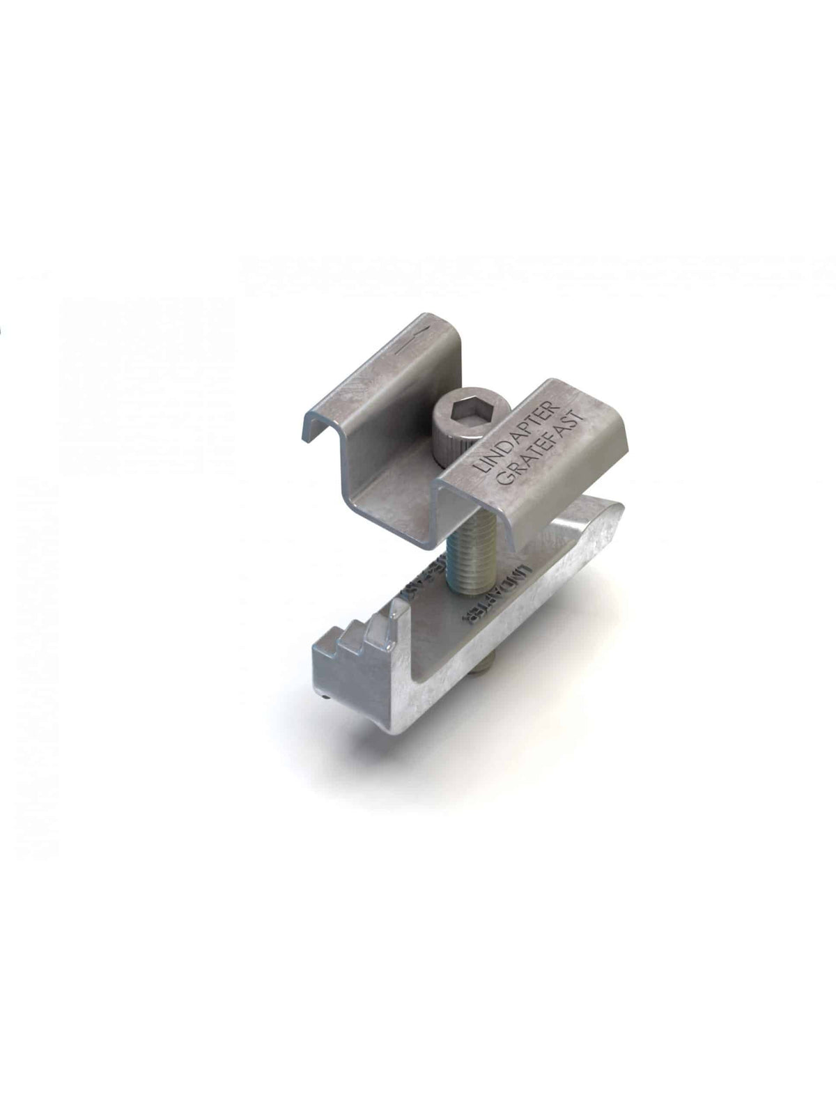 Lindapter GF10HDG M10 Type GF Gratefast Option 1 To Suit bar depth 20-50mm in Hot Dip Galvanised