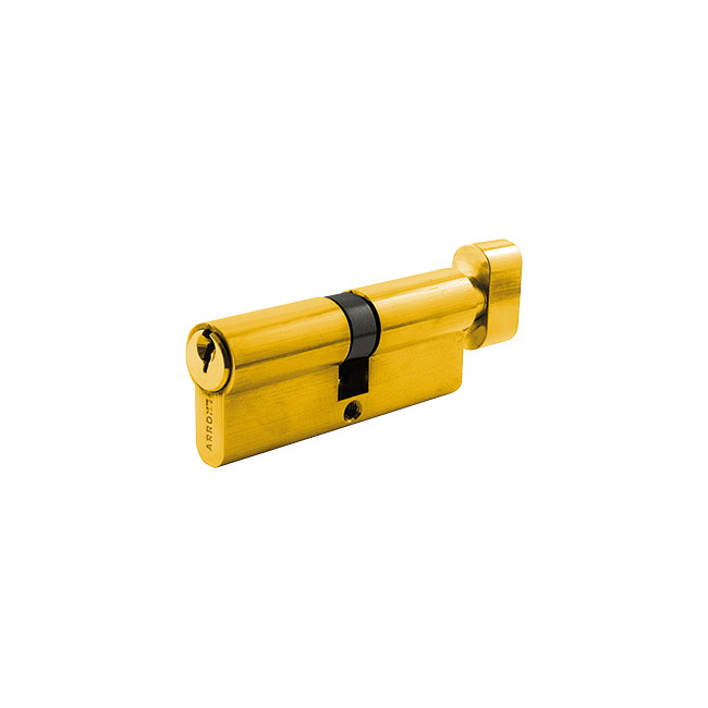 Hoppe ARRONE AR-MK-0121 Euro Profile Key And Turn Cylinders – 6 Pin Master Keyed