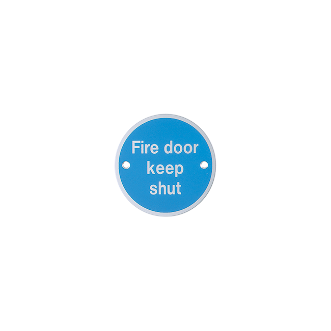 HOPPE AR902 SAA 76mm Fire door keep shut sign