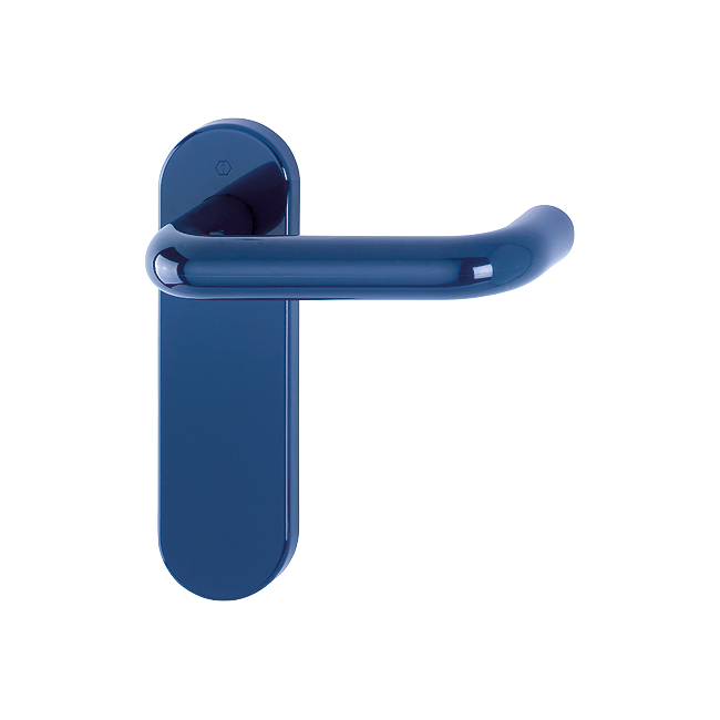 Hoppe K138/353K (AR600/21) Paris Handle Sets Latch On Radius Plate