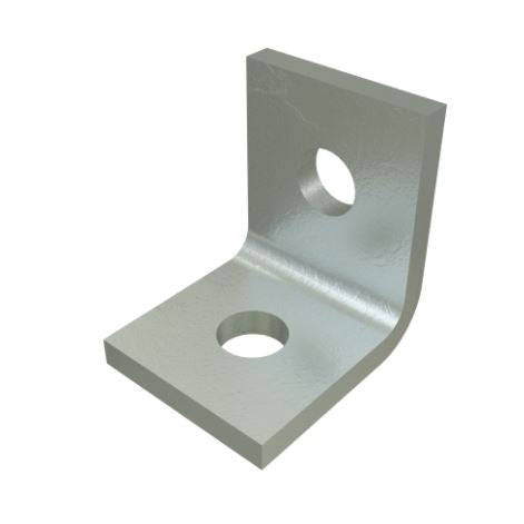 Unistrut P1026 90 Degree Angle Bracket 2 Hole (1x1) Hot Dip Galvanised