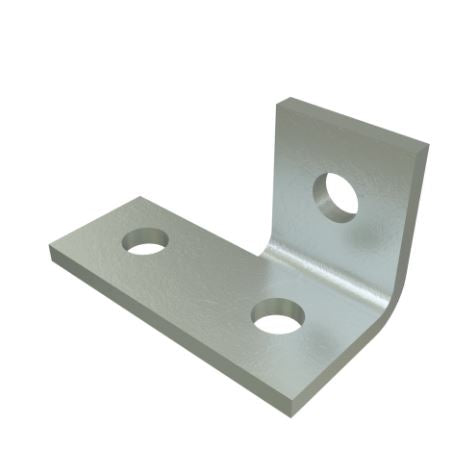 Unistrut P1038 90 Degree Angle Bracket 4 Hole (3x1) Hot Dip Galvanised