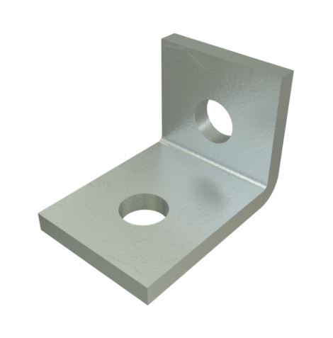 Unistrut P1068SS Stainless Steel 316 90 Degree Angle Bracket 2 Hole (1x1)