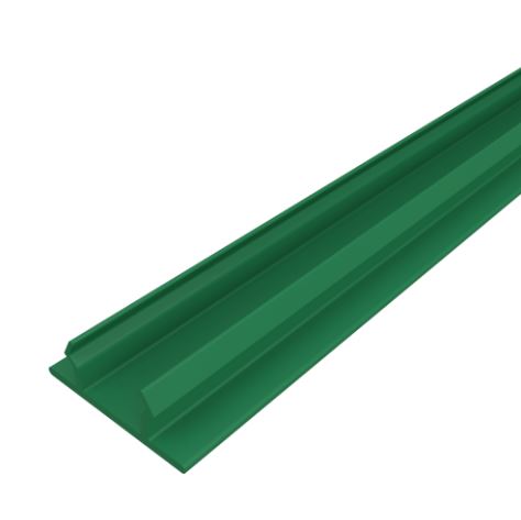Unistrut P1184-PB Black PVC enclosure strip cover 2m In a Pack of 4