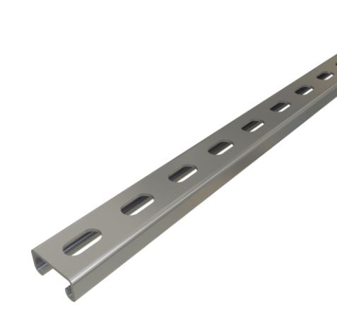 Unistrut P3300T10 41x21 Slotted Pre-Galvanised Channel 6m