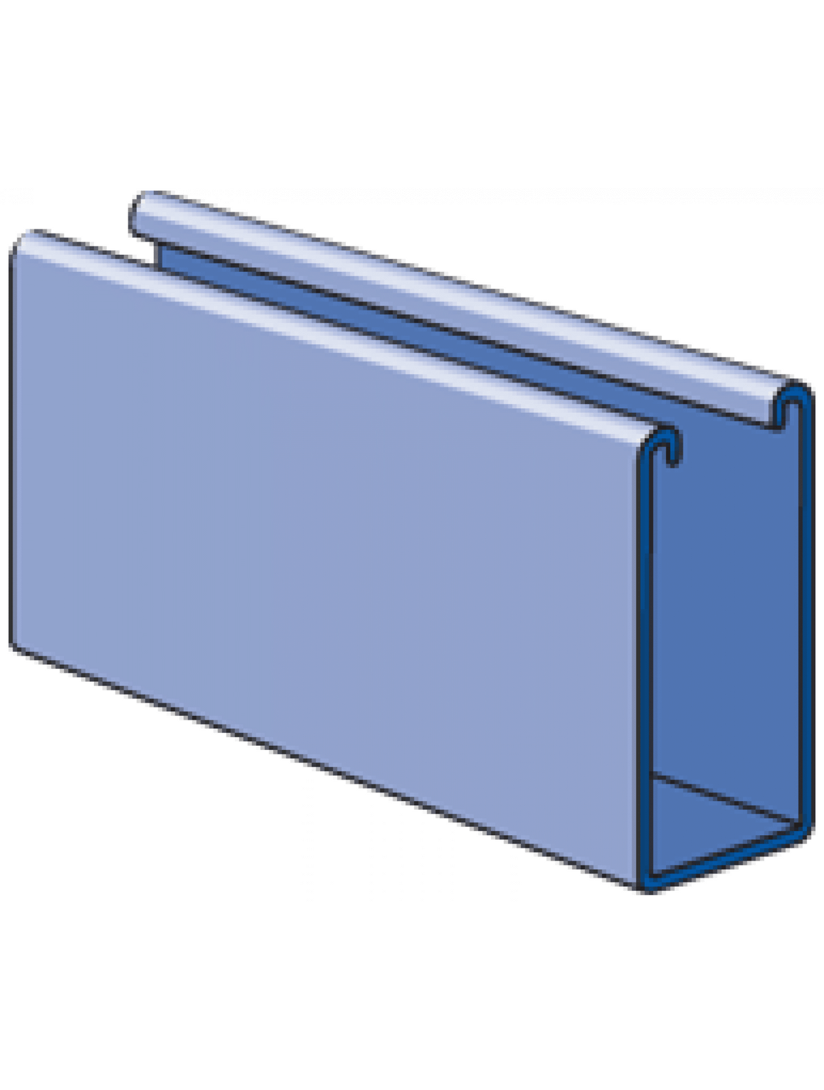 Unistrut P5500THX3 41x62 Slotted Hot Dip Galvanised Channel 3m