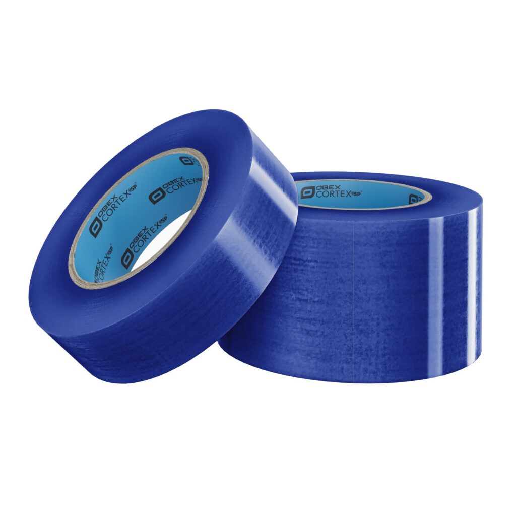 OBEX CORTEX S04002BL Blue Low-Tack Protection Tape - 1000m