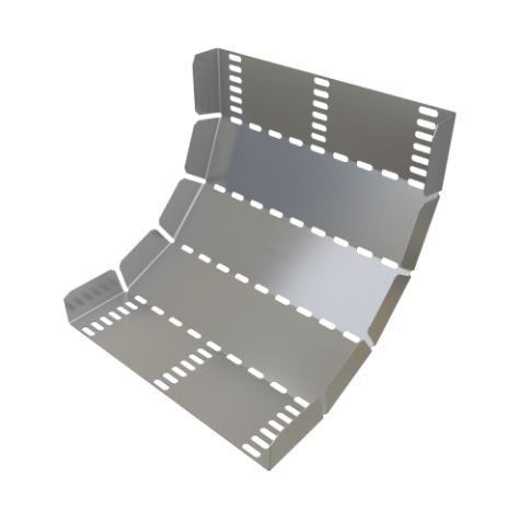 Unistrut TUHAR450PG Cable Tray Heavy Duty Tray Adjustable Rider 450MM x3M Pre-Galvanised