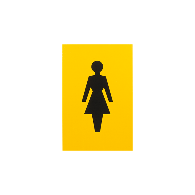 Hoppe AR607F 100mm x 150mm Female Sign