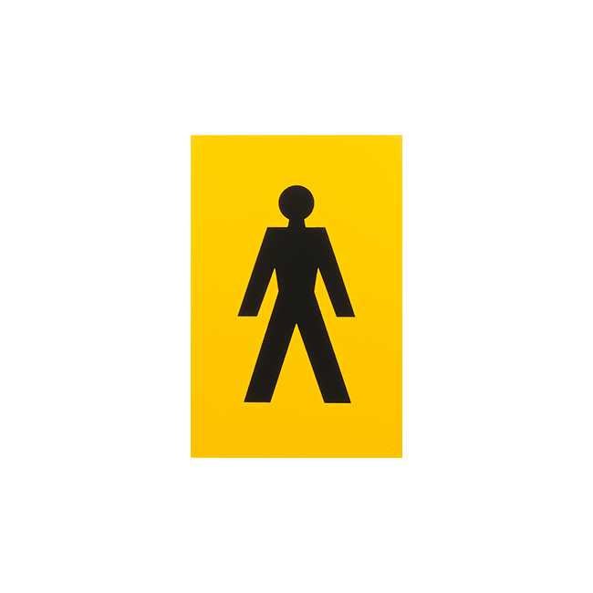 Hoppe AR607M 100mm x 150mm Male Sign