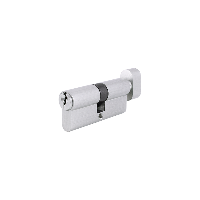 Hoppe Arrone AR-KD-5121-BB-NP Euro With Oval Turn Keyed Differed