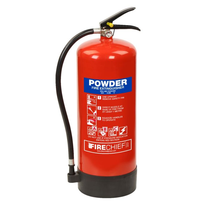 Firechief CXP9 CTX 9kg Powder Extinguisher