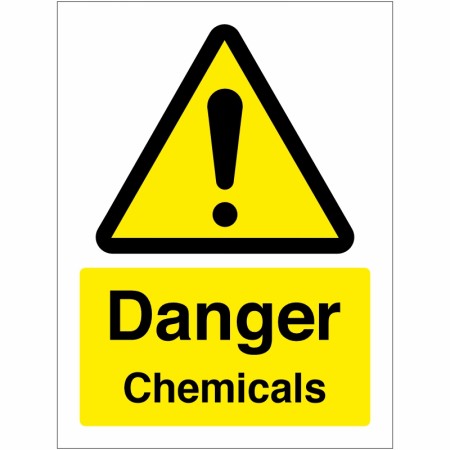 rainbow wag32w dangerous chemicals sign