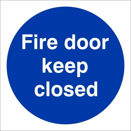 rainbow mad12g fire door keep closed sign