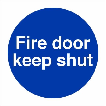 rainbow mad01g fire door keep shut sign