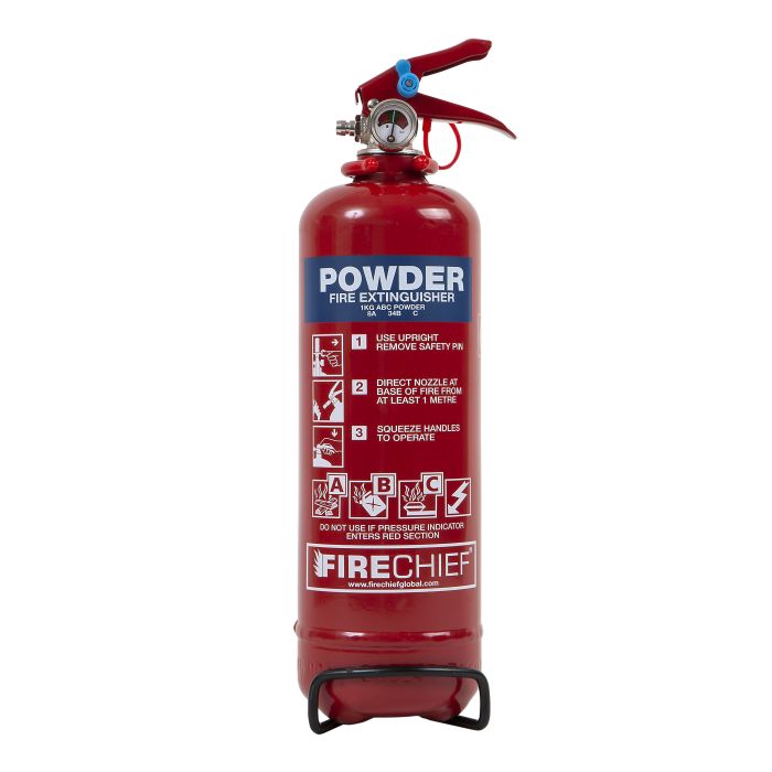 Firechief FMP1 1kg ABC Powder Extinguisher c/w Wire Bracket