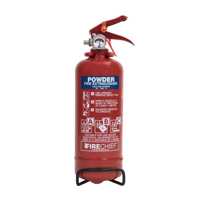 Firechief FMP800 800g ABC Powder Extinguisher c/w Wire Bracket