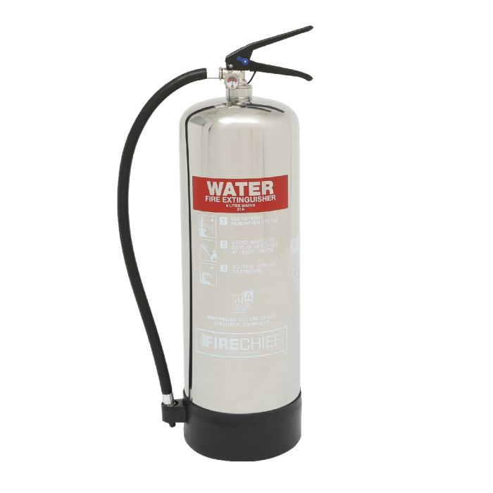 Firechief PXW9 Elite 9l Water Stainless Steel Extinguisher