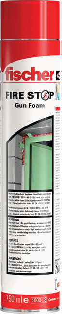 Fischer Firestop Spray Expanding Foam 750Ml
