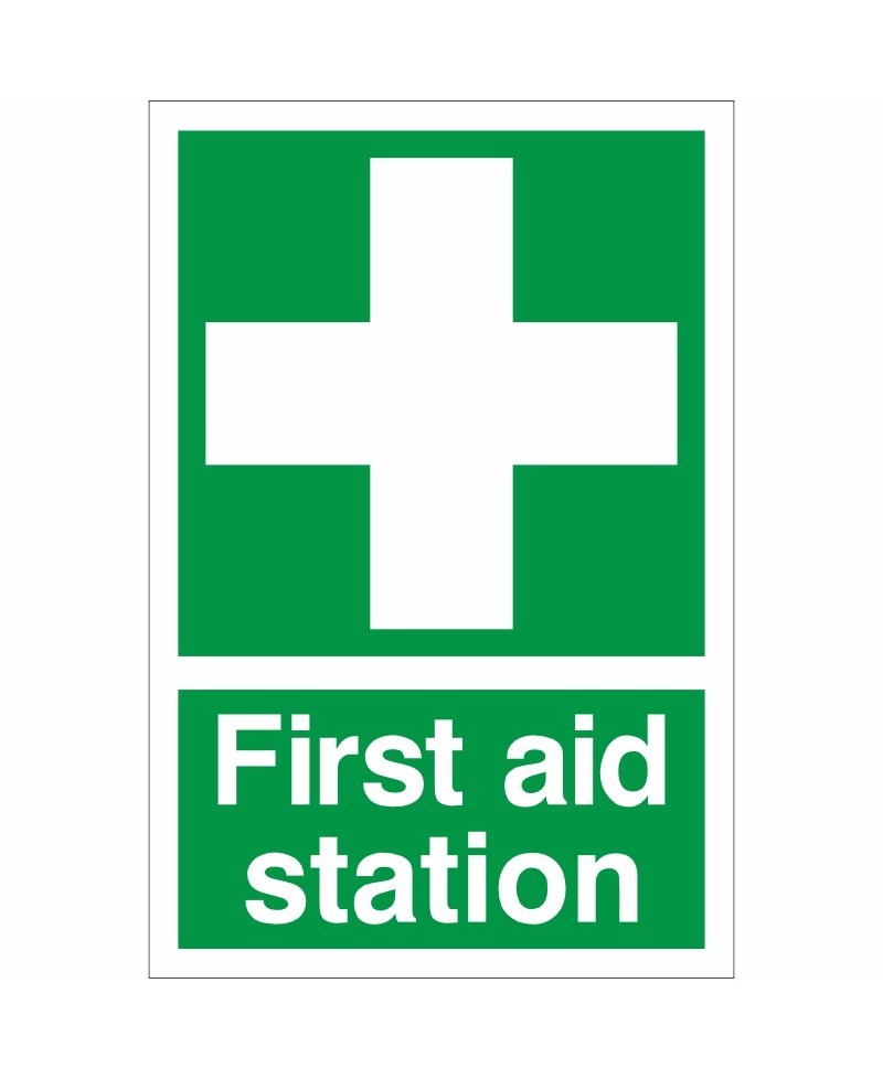 rainbow fa09f first aid station sign