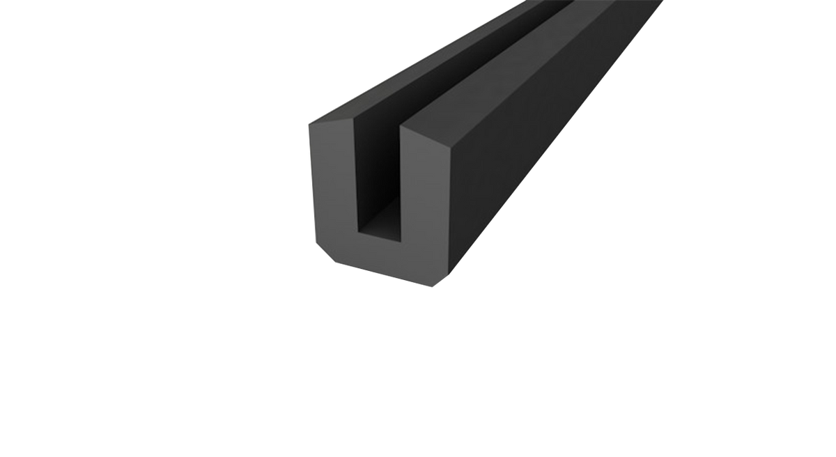 Norseal Pyroplex Uch30 R8193 U-Channel 15.5X10.7mm Black