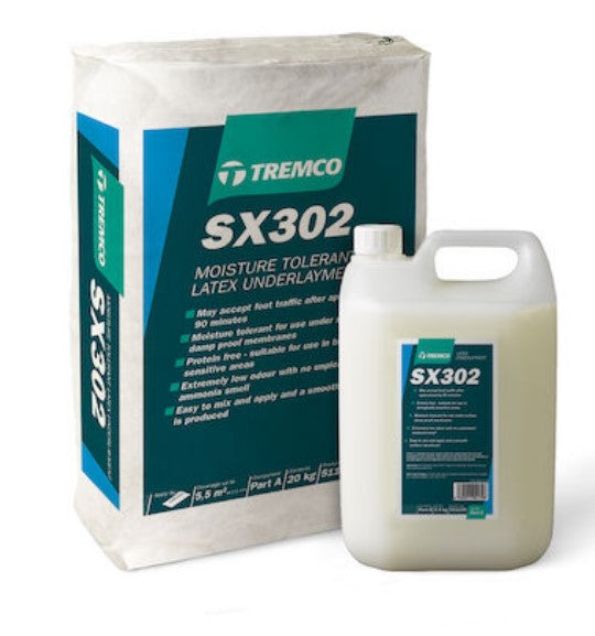 Tremco SX302 Moisture Tolerant Latex Underlayment Two Pack Kit - Part A & Part B