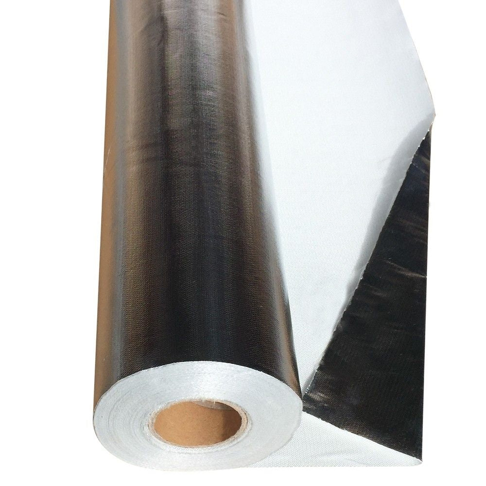 Vitcas Aluminium Foil E Glass Fibreglass Cloth 50m Roll
