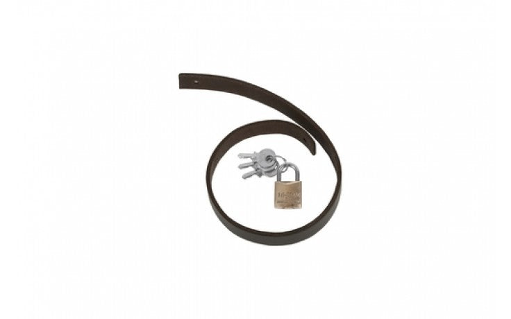 Firechief LHS1/PL Leather Strap LHS1 c/w Brass Padlock 20mm Keyed Alike