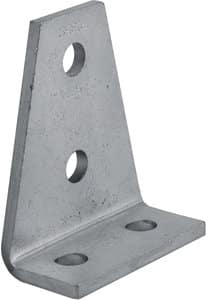 Unistrut P1359 90 Degree Gusset Angle Bracket 7 Hole  Hot Dip Galvanised