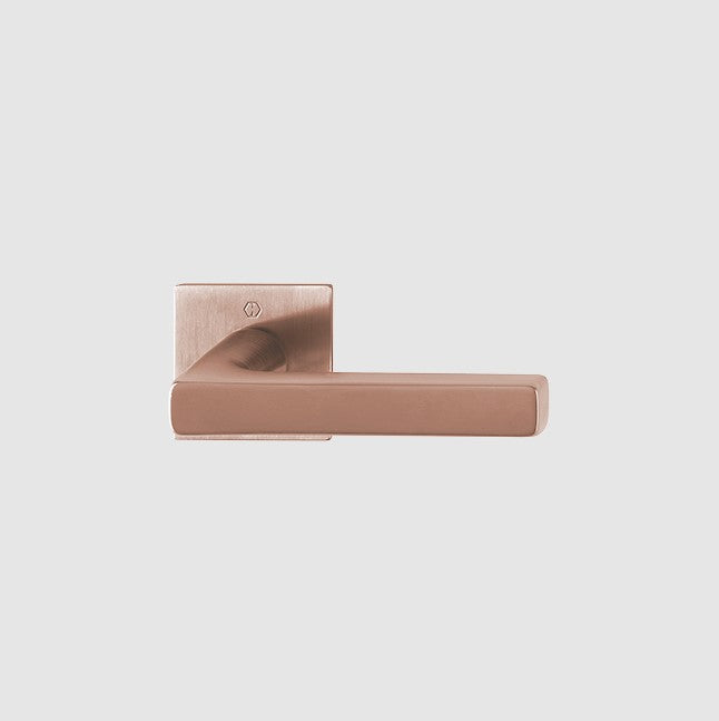 Hoppe Dallas QFP lever Copper Coloured Satin