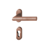 Hoppe E1400Z/30P/30PS Profile Door Handles - Amsterdam Lever Complete With Euro Escutcheons
