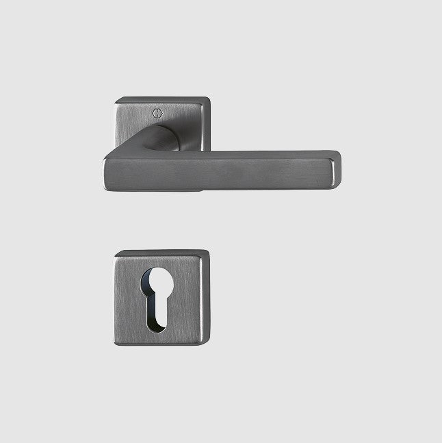 Hoppe 11724785 Dallas lever complete with euro escutcheons