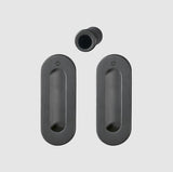 Hoppe Pocket Door Set M472 Satin Black