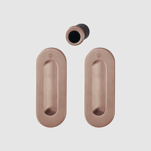 Hoppe Pocket door set M472 Copper